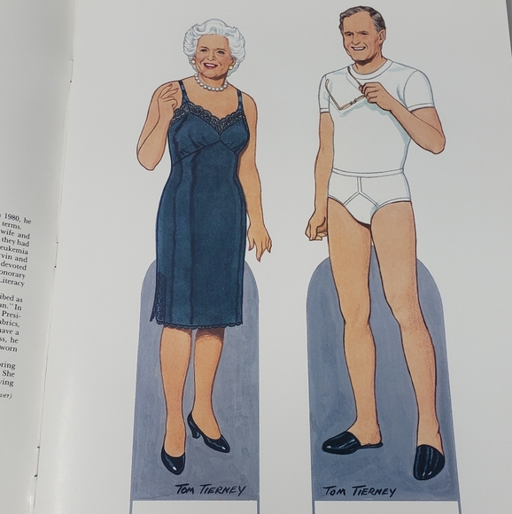 George Bush SR. & His Family Paper Dolls Book By Tom Tierney - Picture 3 of 10